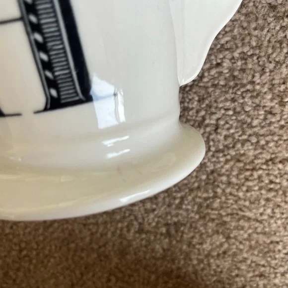 Anthropologie White Monogram 'H' Mug - Picture 3 of 5